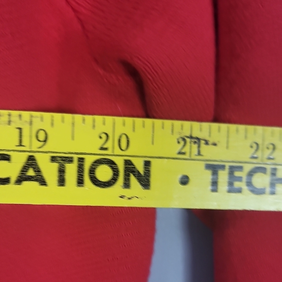 J. Crew Red Button Ruffle Sweater - Picture 4 of 4